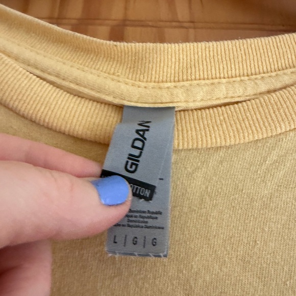 Yellow 'mozzarella sticks' Graphic Tee - Picture 2 of 3